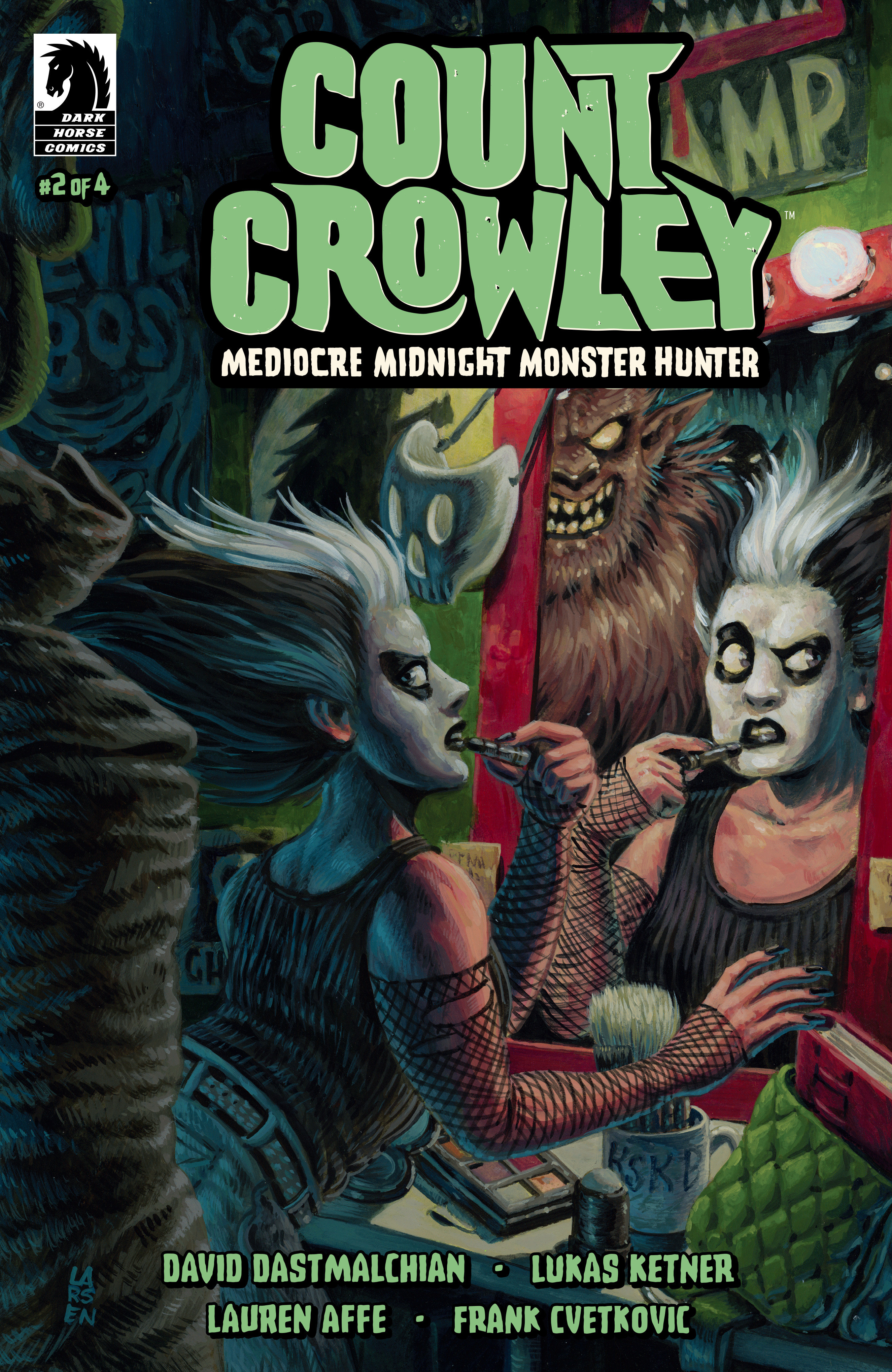 Count Crowley: Mediocre Midnight Monster Hunter #2 Cover B (Christine Larsen)