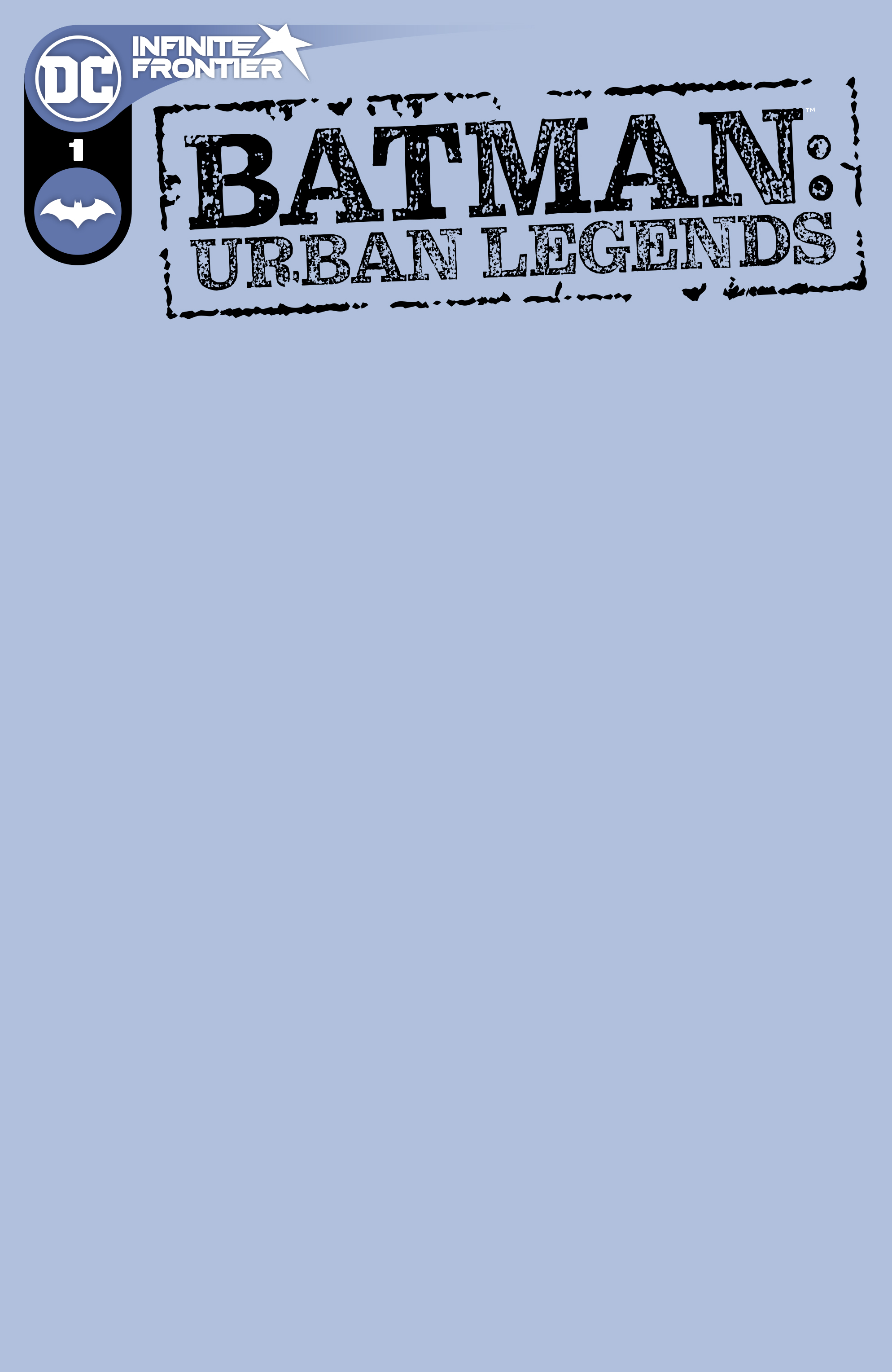 Batman Urban Legends #1 Cover D Blank Variant