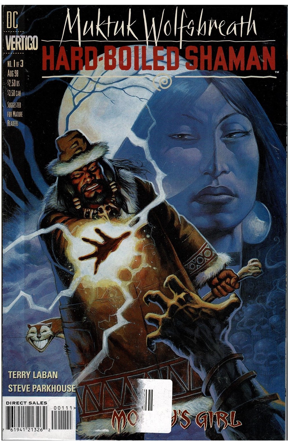 Muktuk Wolfsbreath Hard-Boiled Shaman #1-3 Comic Pack 