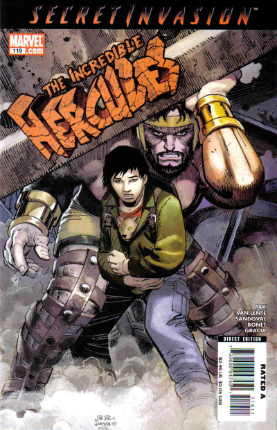 Incredible Hercules #119 (2008)-Near Mint (9.2 - 9.8)