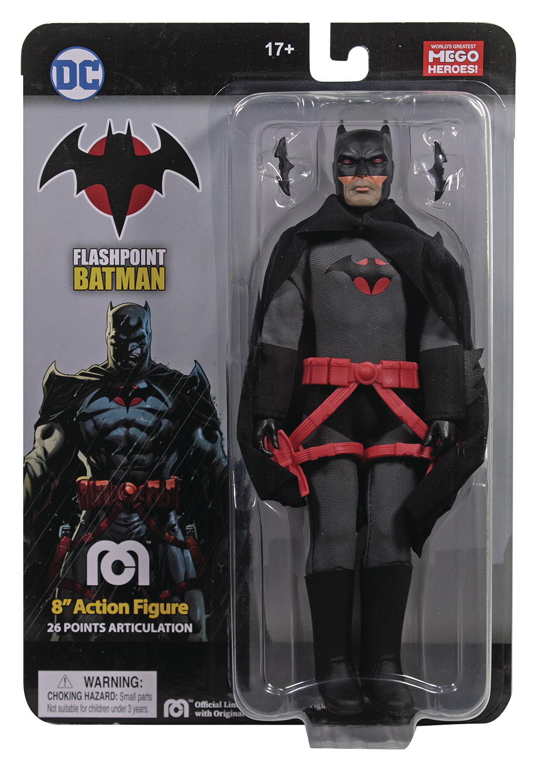 Mego DC Heroes Flashpoint Batman 8-inch Action Figure 