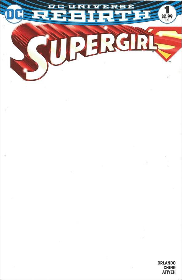 Supergirl #1 Blank Variant Edition (2016)