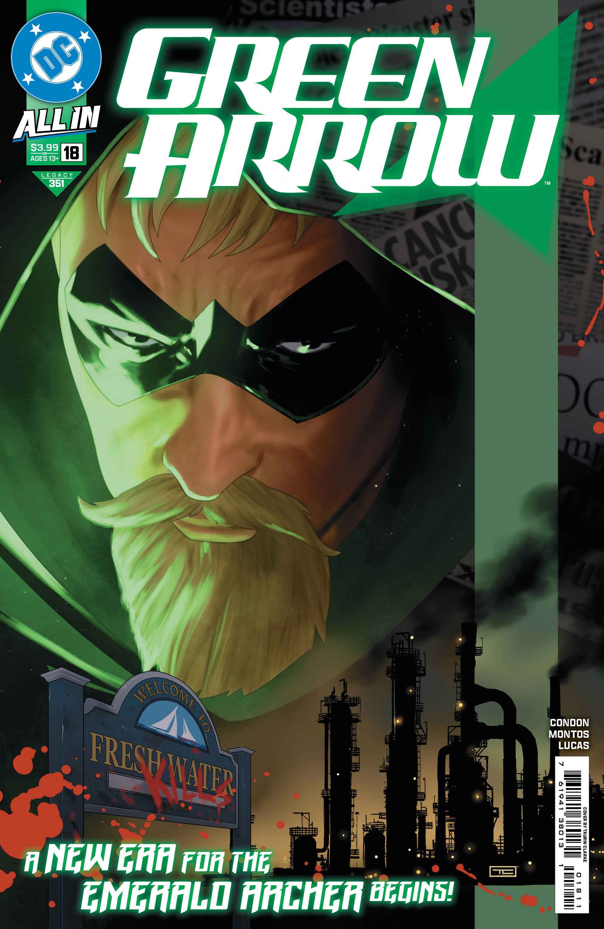 Green Arrow #18 Cover A Taurin Clarke