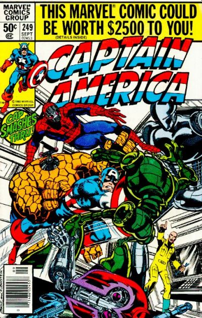 Captain America #249 [Newsstand]-Very Good (3.5 – 5)