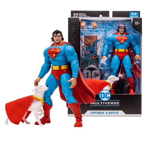 DC McFarlane Collector Edition Superman and Krypto Return of Superman 7-Inch Scale Action Figure