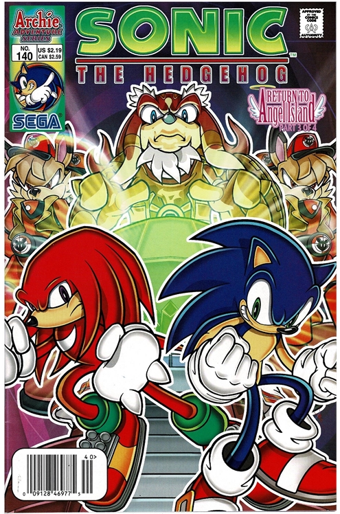 Sonic The Hedgehog #140 [Newsstand]-Fine