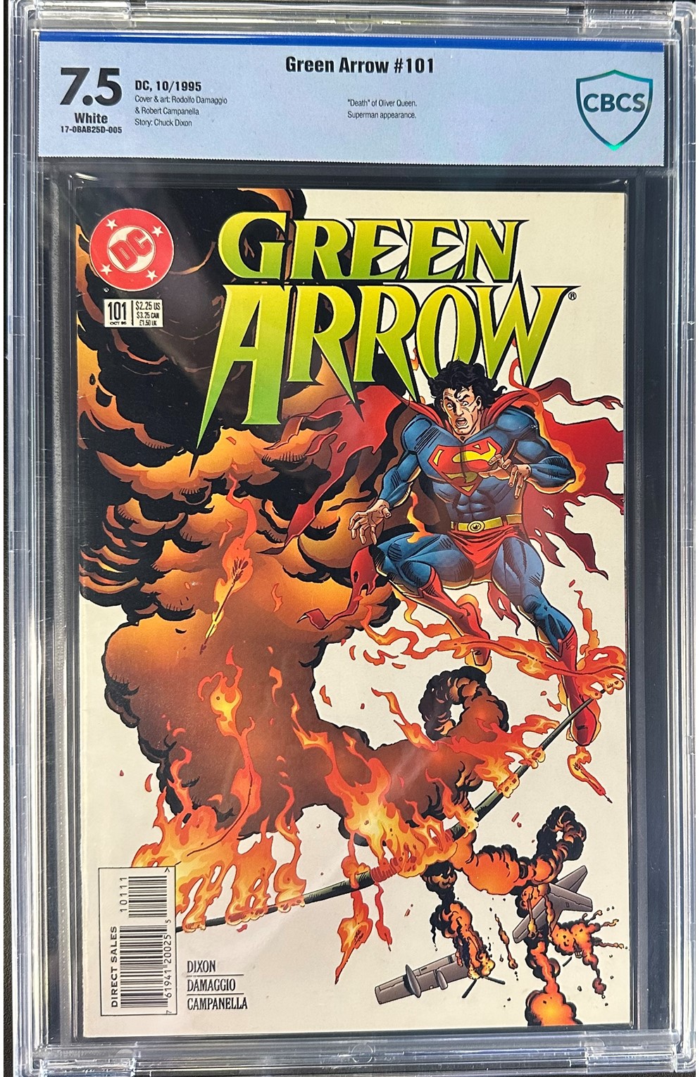 Green Arrow #101 Cbcs 7.5