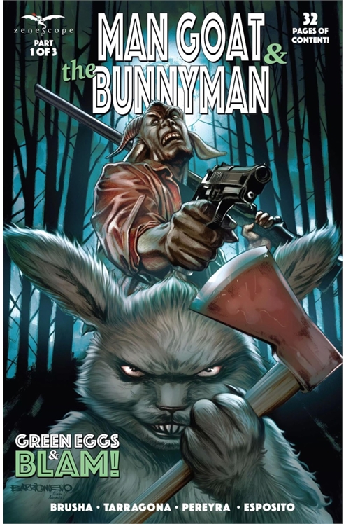 Man Goat & The Bunnyman: Green Eggs & Blam! Limited Series Bundle Issues 1-3