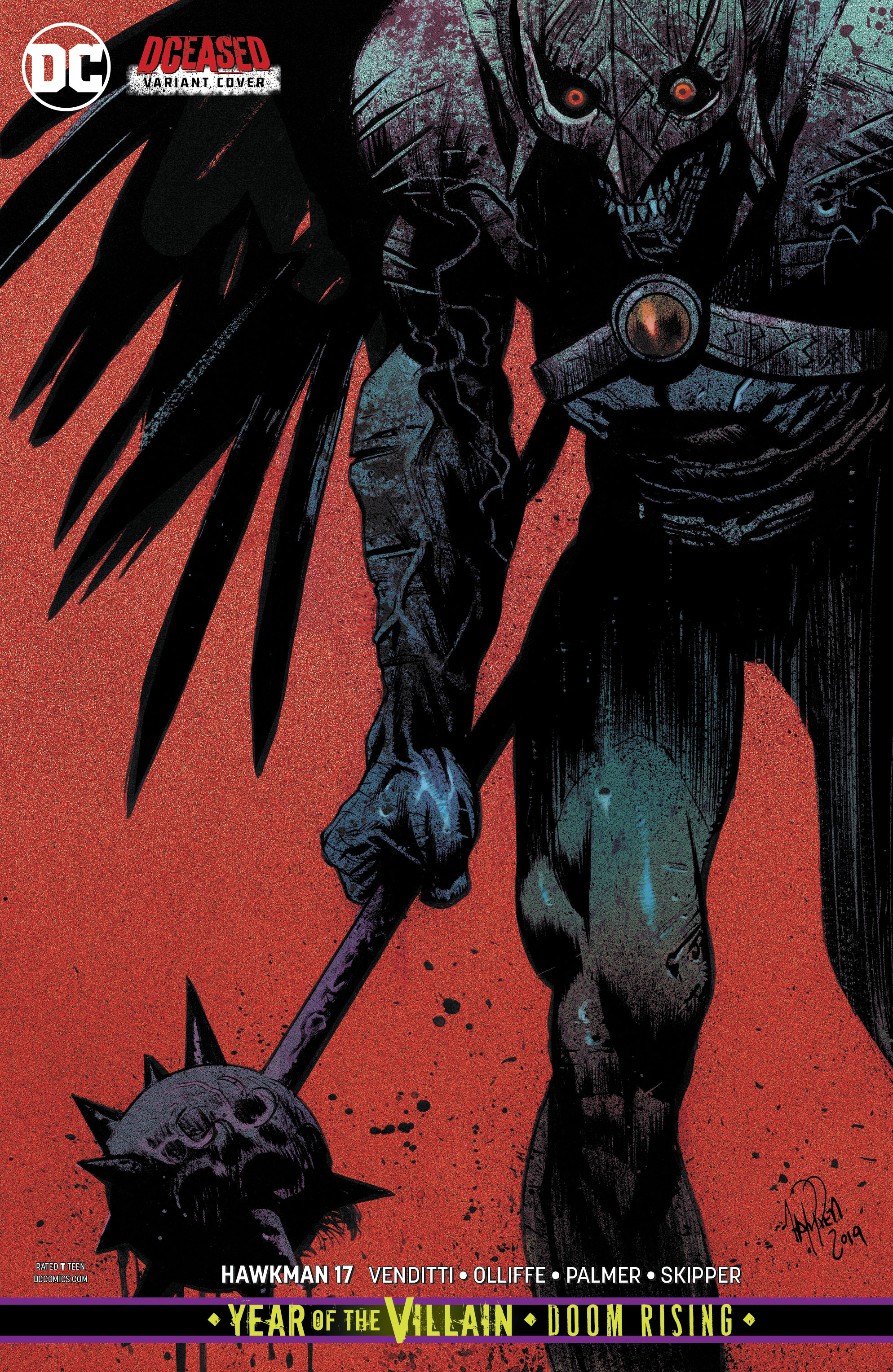 Hawkman #17 Variant Edition Year of the Villain