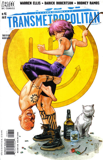 Transmetropolitan #46-Fine (5.5 – 7) J. G. Jones Cover