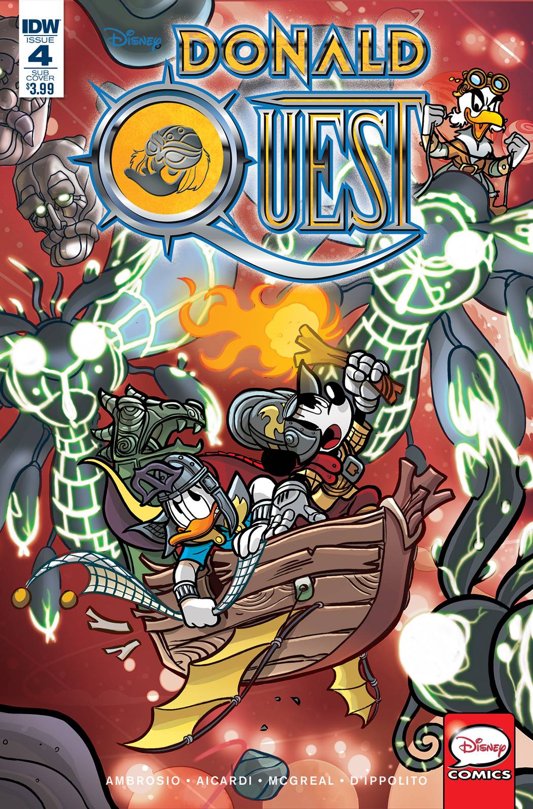 Donald Quest #4 Subscription Variant