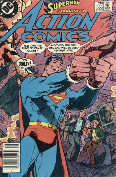 Action Comics #556 [Newsstand]