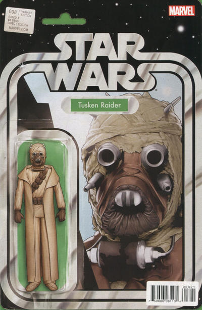 Star Wars #8 [John Tyler Christopher Signed Action Figure Variant](2015)-Near Mint (9.2 - 9.8)