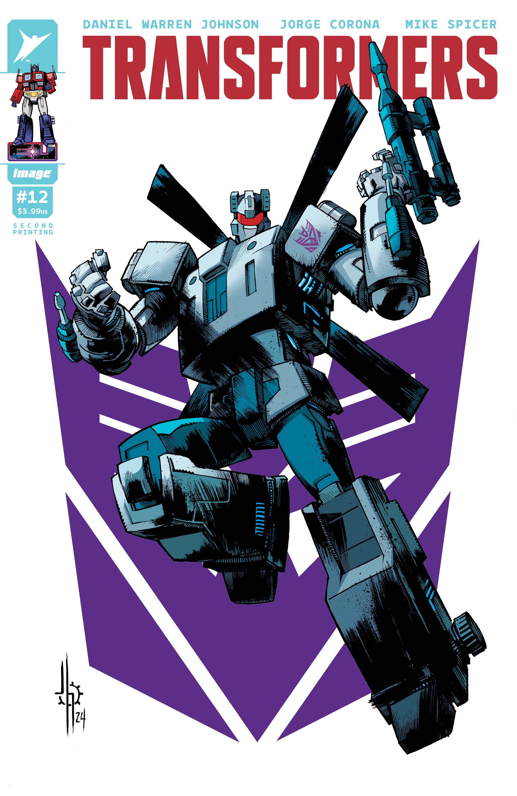 Transformers #12 2nd Printing Cover A Jason Howard