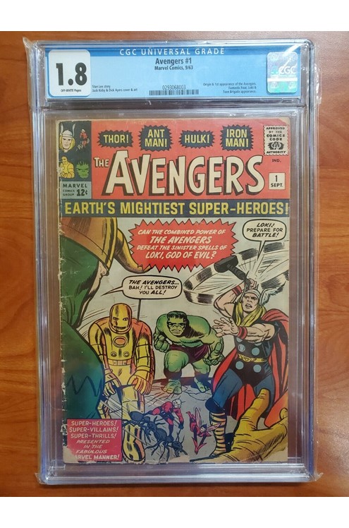 Avengers #1 Cgc 1.8 Gd- (O)