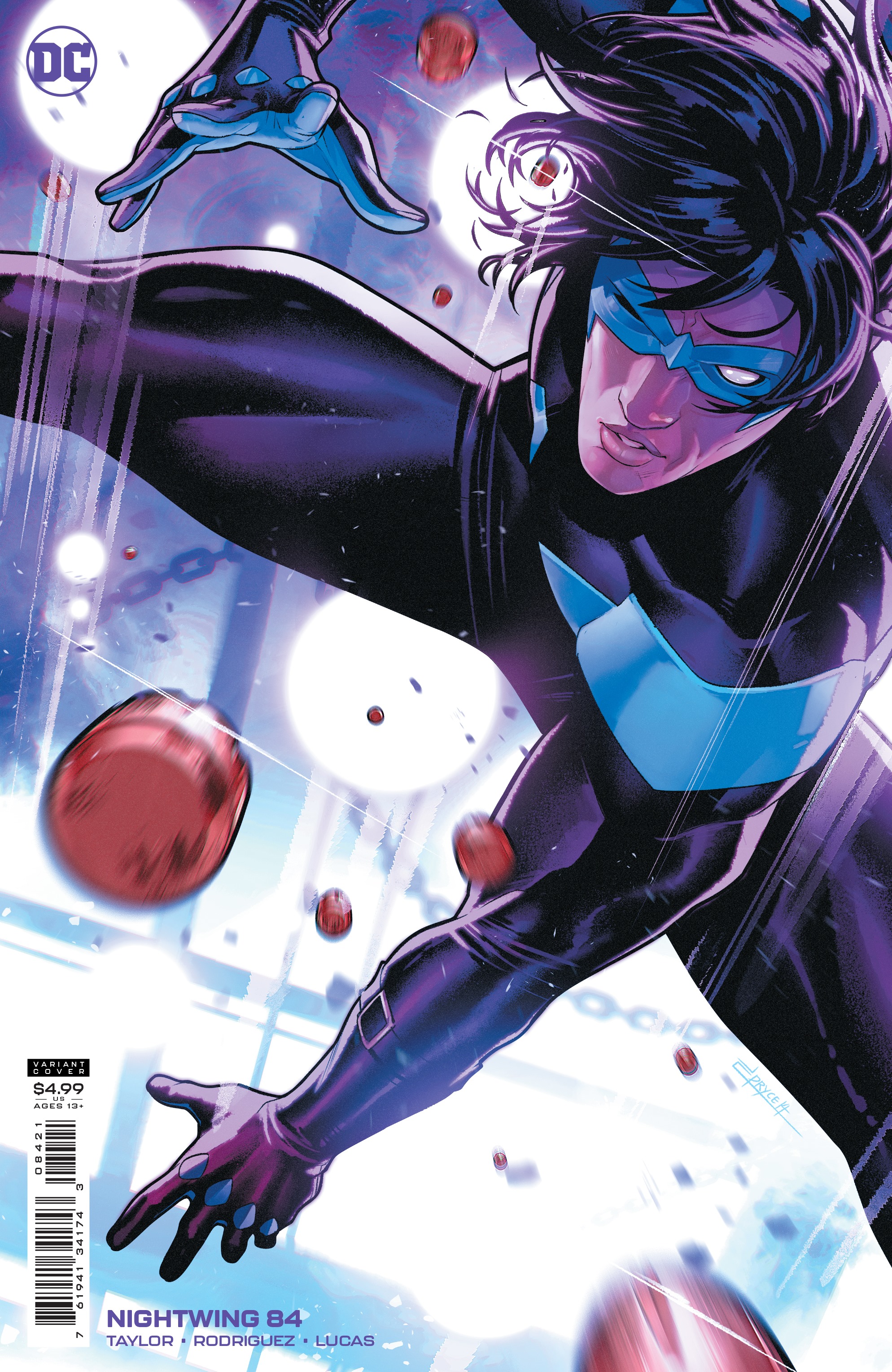 Nightwing #84 Cover B Jamal Campbell Card Stock Variant (Fear State) (2016)