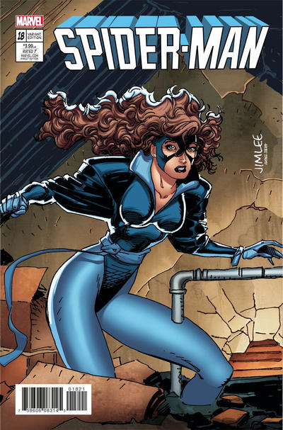 Spider-Man #18 [Incentive Jim Lee 'X-Men Trading Card' Variant (Shadowcat)]-Near Mint (9.2 - 9.8)