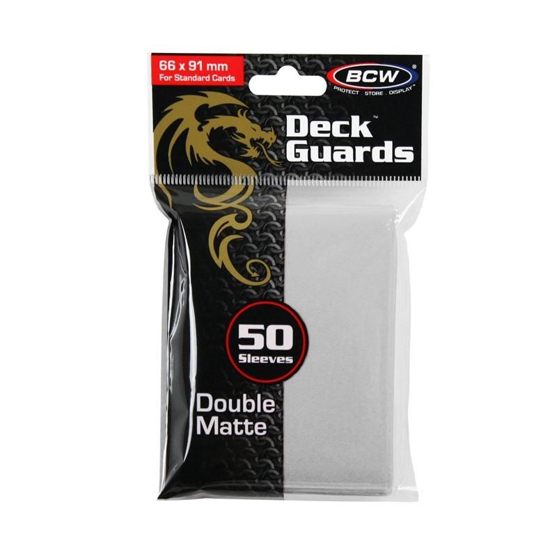 BCW Deck Guard - Matte - White (50)