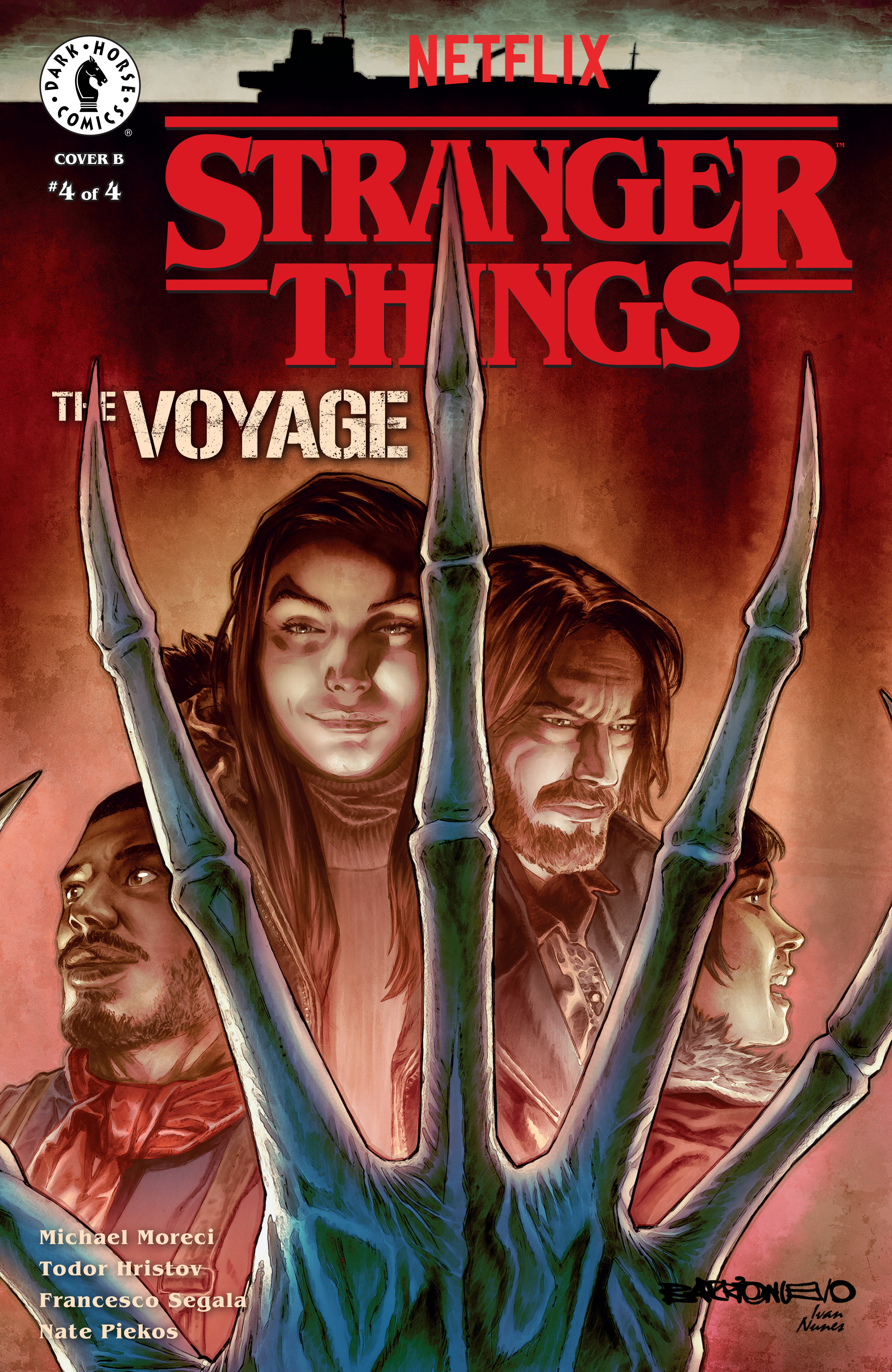 Stranger Things: The Voyage #4 Cover B (Alejandro Barrionuevo)