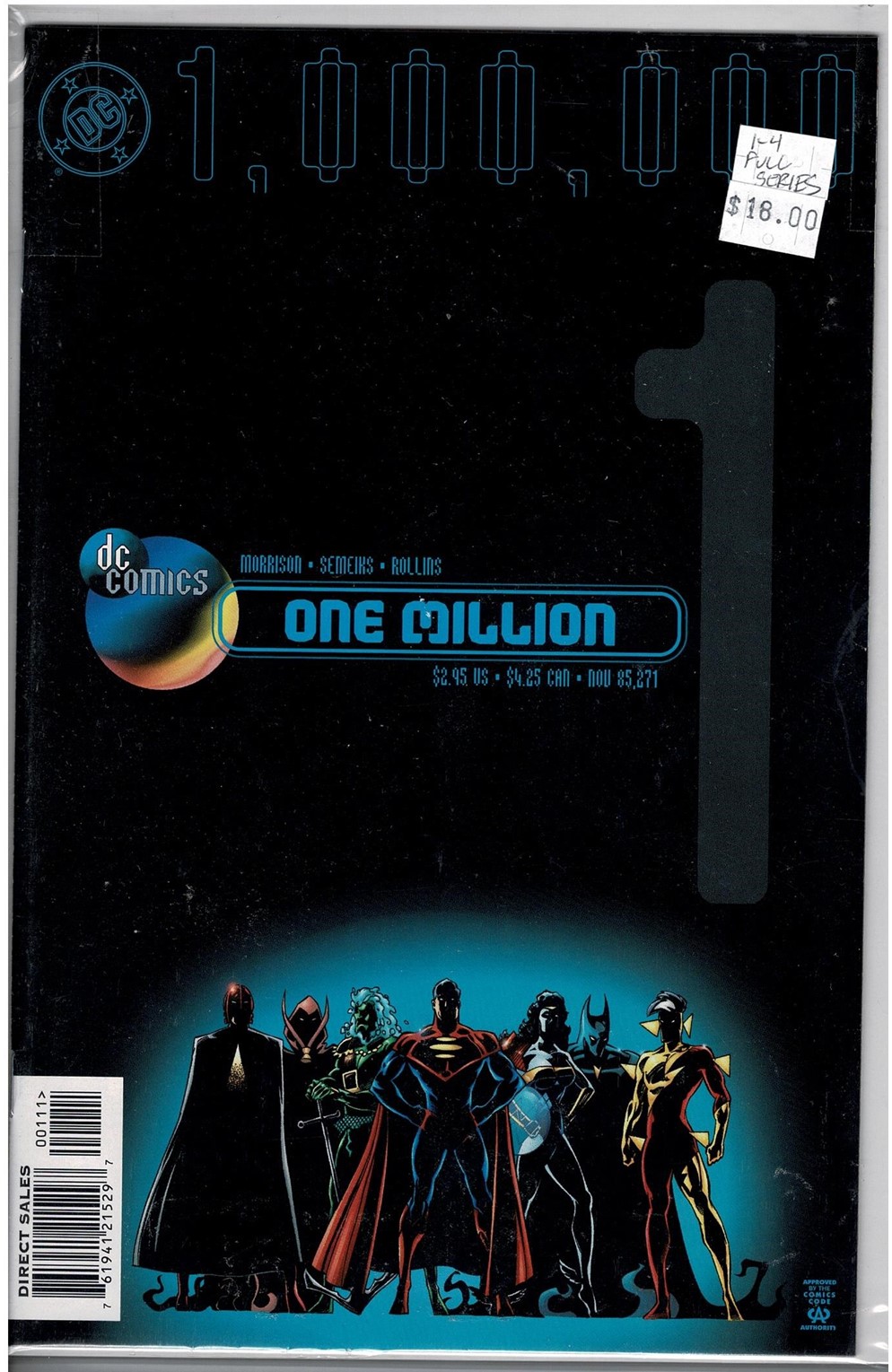 DC Comic One Million #1-4 Comic Pack