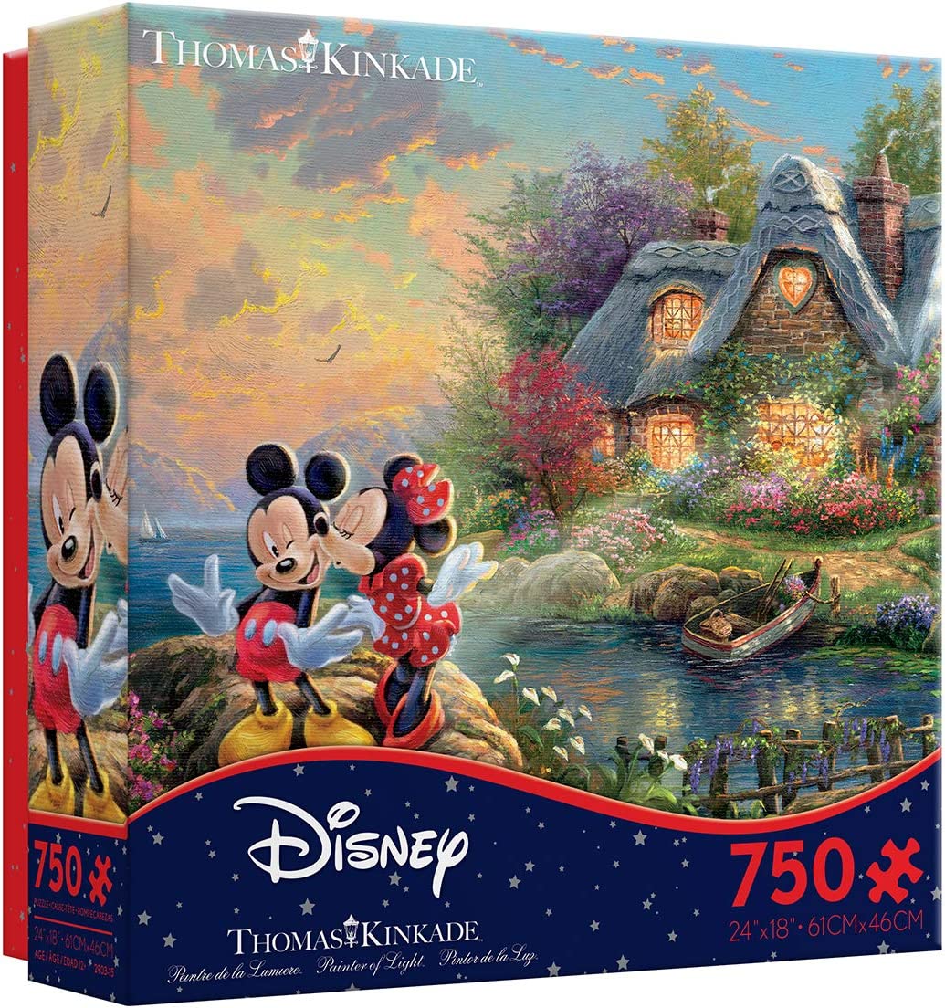 Disney Kincaid 750 Piece Puzzle Mickey And Minnie