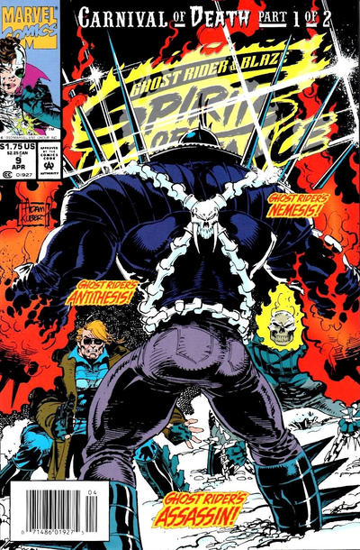 Ghost Rider / Blaze: Spirits of Vengeance #9 [Newsstand]-Fine (5.5 – 7)