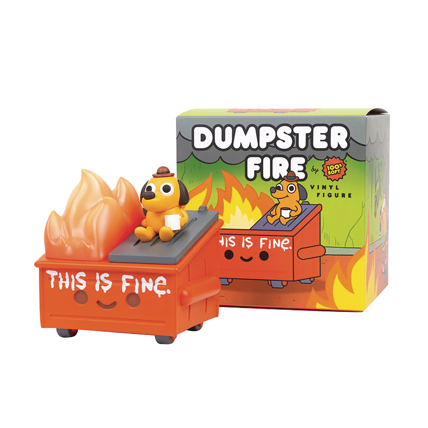 Lil Dumpster Fire This Is Fine Vinyl Figure