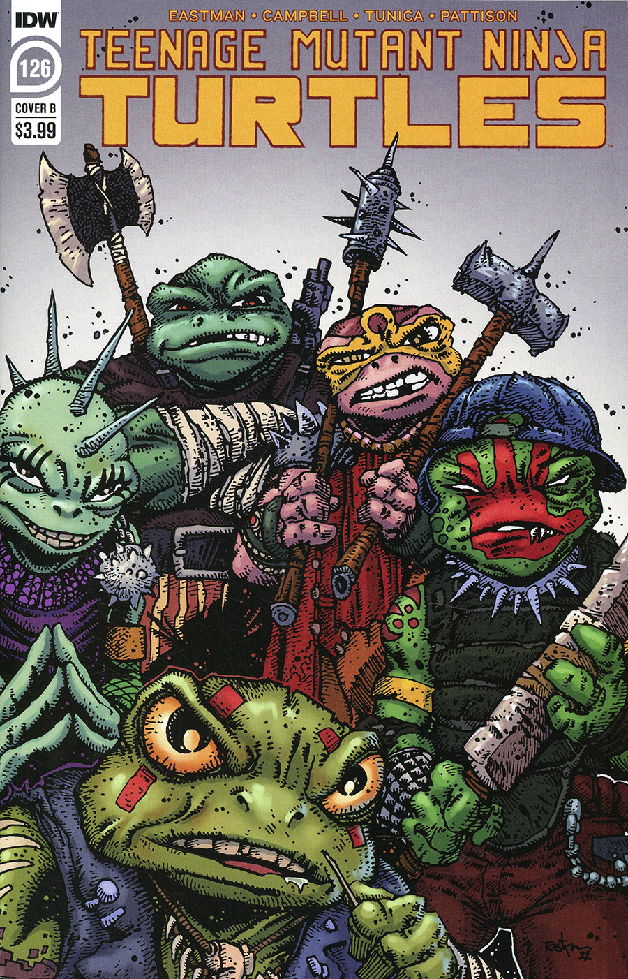 Teenage Mutant Ninja Turtles Ongoing #126 Cover B Eastman (2011)