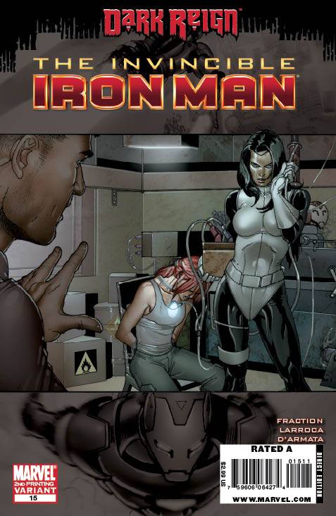 Invincible Iron Man #15 (2nd Printing Variant) (2008)