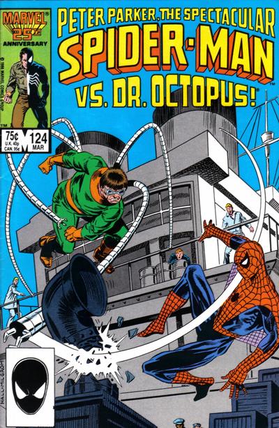 The Spectacular Spider-Man #124 [Direct](1976)-Very Fine (7.5 – 9)