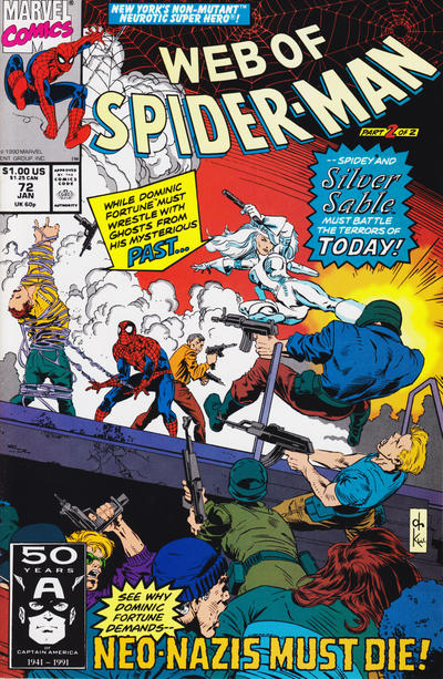 Web of Spider-Man #72 [Direct] - Vf-