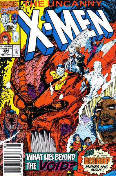 The Uncanny X-Men #284 [Newsstand] - Vf 