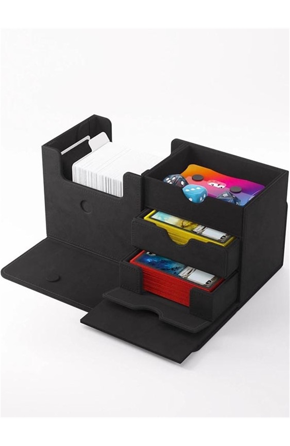 Gamegenic: The Academic 133+ XL Deck Box - Black/Black