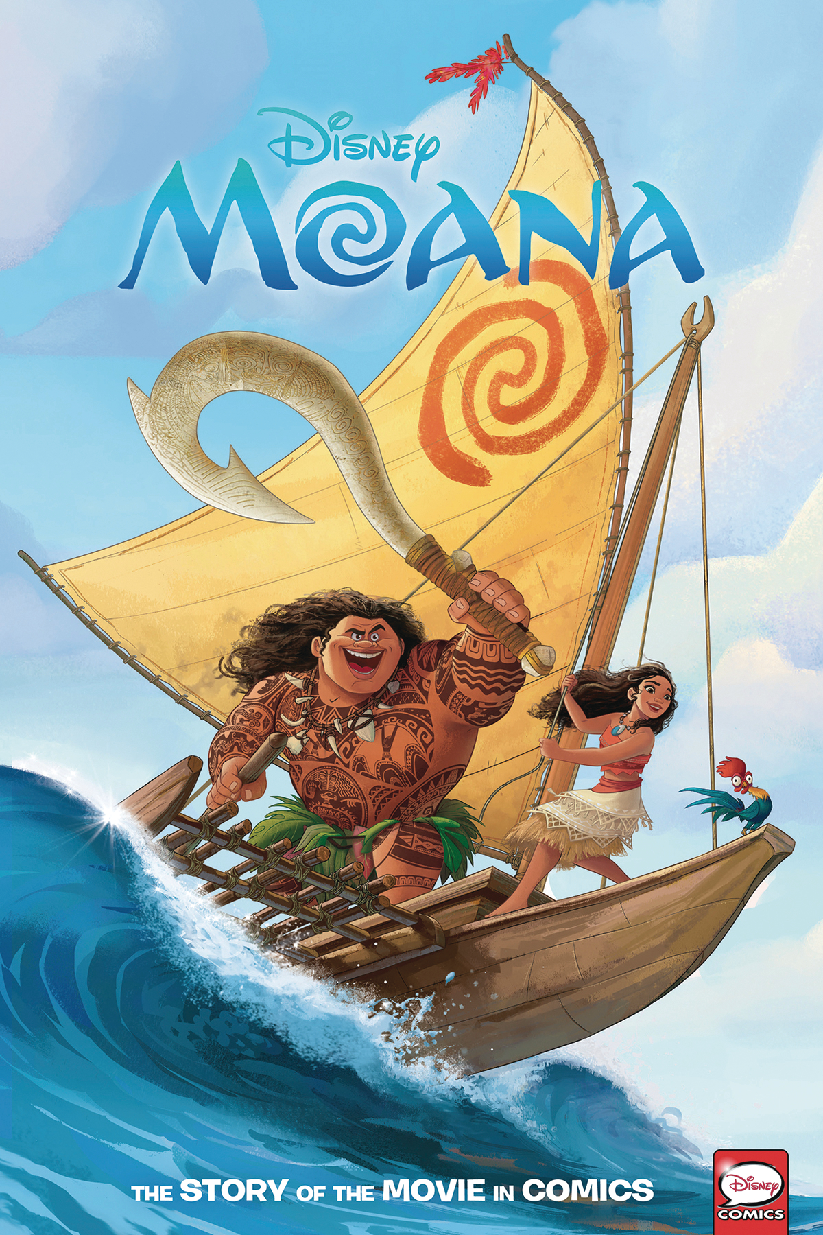 Disney Moana Story of the Movie In Comics Hardcover