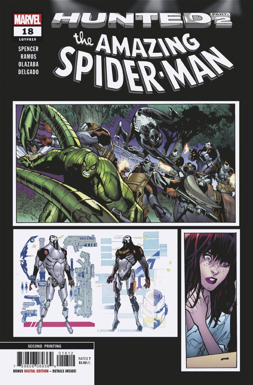 Amazing Spider-Man #18 2nd Printing Ramos Variant (2018)