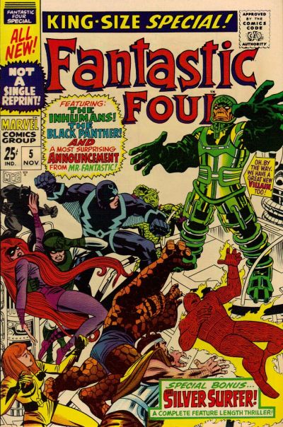Fantastic Four Annual #5 (1963)- Vg- 3.5