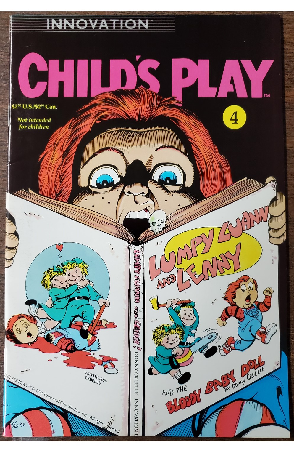 Buy Child's Play #4 (Innovation 1991) Chucky Rare Comic | Downtown Comics  Annex