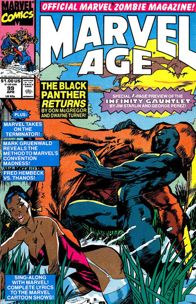 Marvel Age #99 [Direct]-Very Good (3.5 – 5)