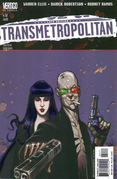 Transmetropolitan #51-Near Mint (9.2 - 9.8) Moebius Cover