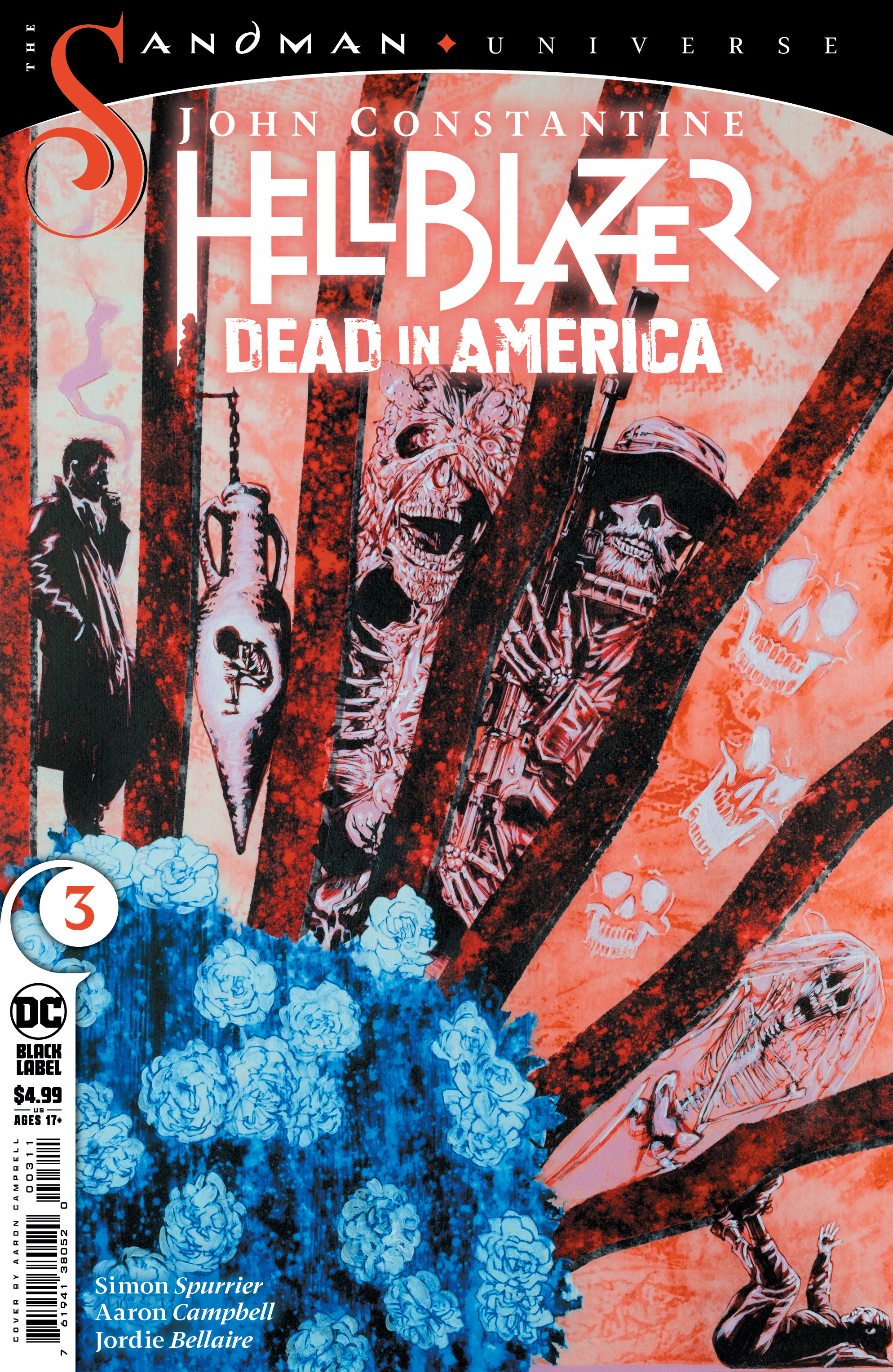 John Constantine, Hellblazer Dead in America #3 Cover A Aaron Campbell (Mature) (Of 9)
