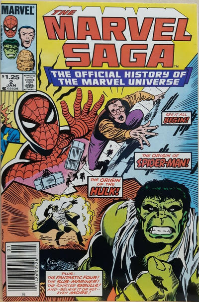 The Marvel Saga The Official History of The Marvel Universe #2 [Newsstand]-Very Good (3.5 – 5)