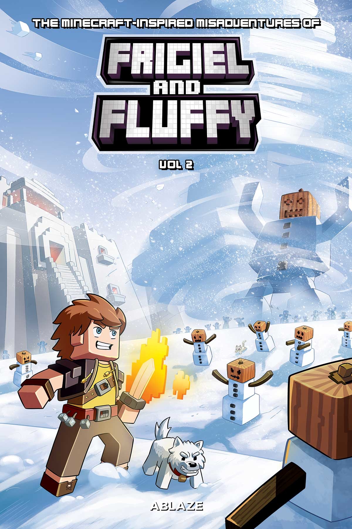 Unofficial Minecraft Inspired Misadventures of Frigiel & Fluffy Hardcover Graphic Novel 2
