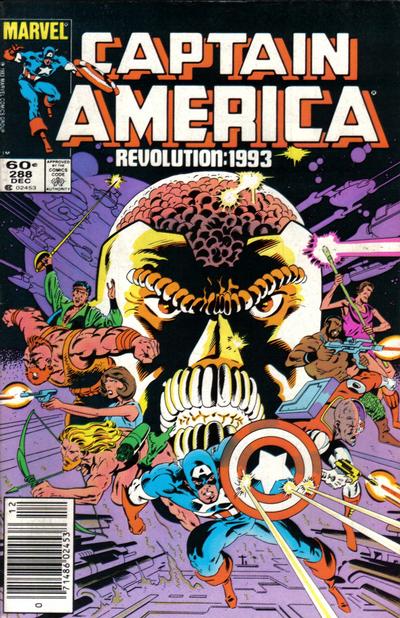 Captain America #288 [Newsstand]-Fine (5.5 – 7)