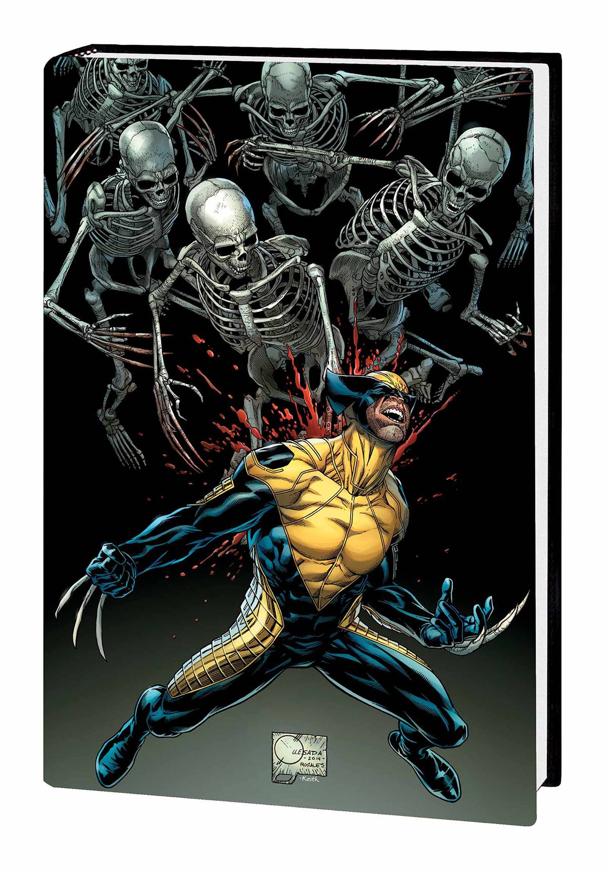 Death of Wolverine Hardcover Quesada Direct Market Variant Edition