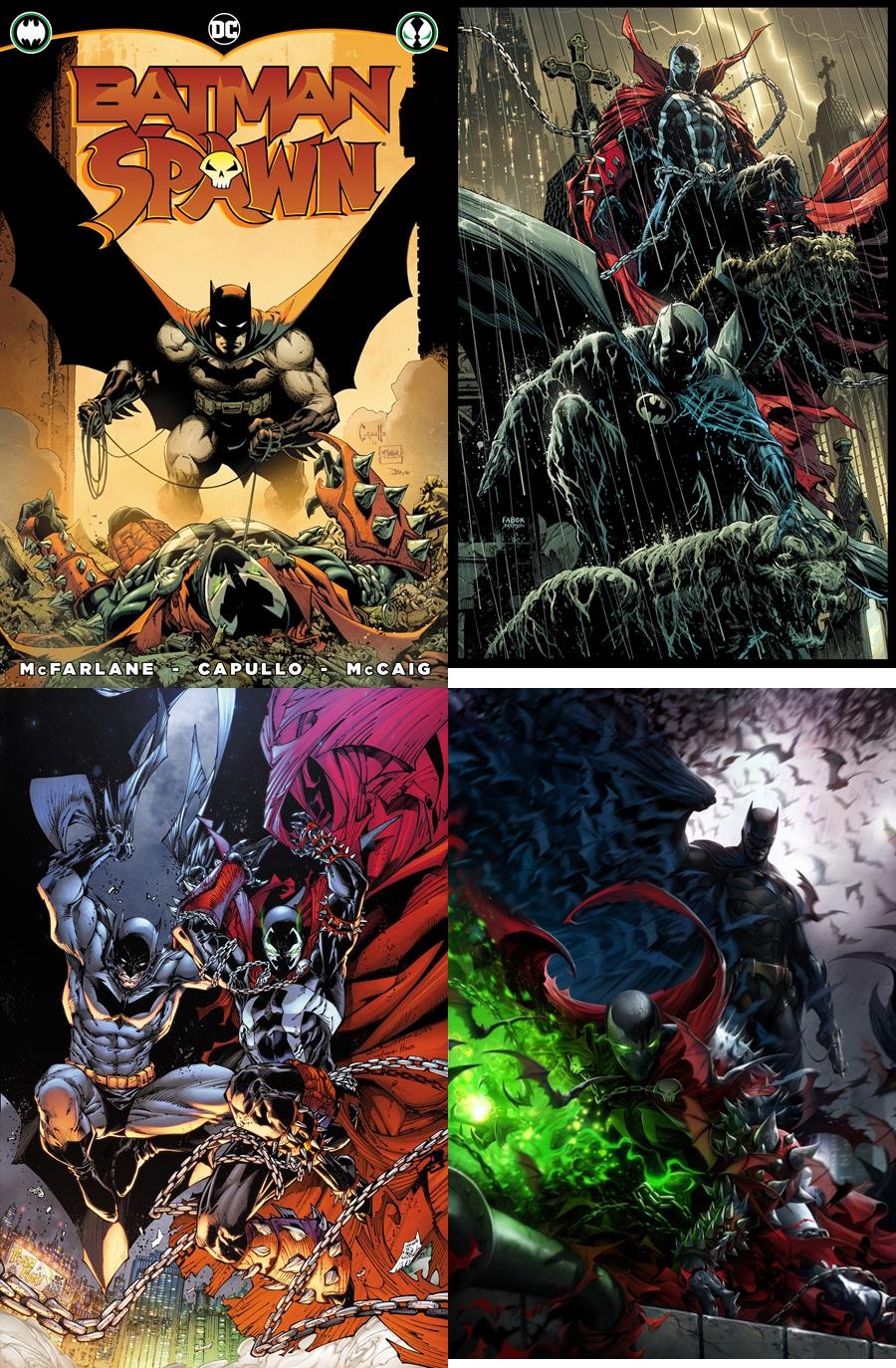 Batman Spawn #1 1:250 Variant Set of 16 Covers