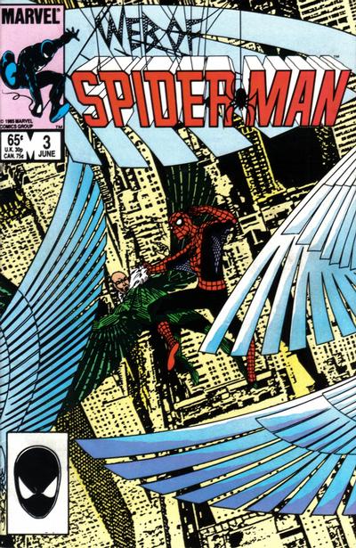 Web of Spider-Man #3 [Direct](1985)- Vf+ 8.5