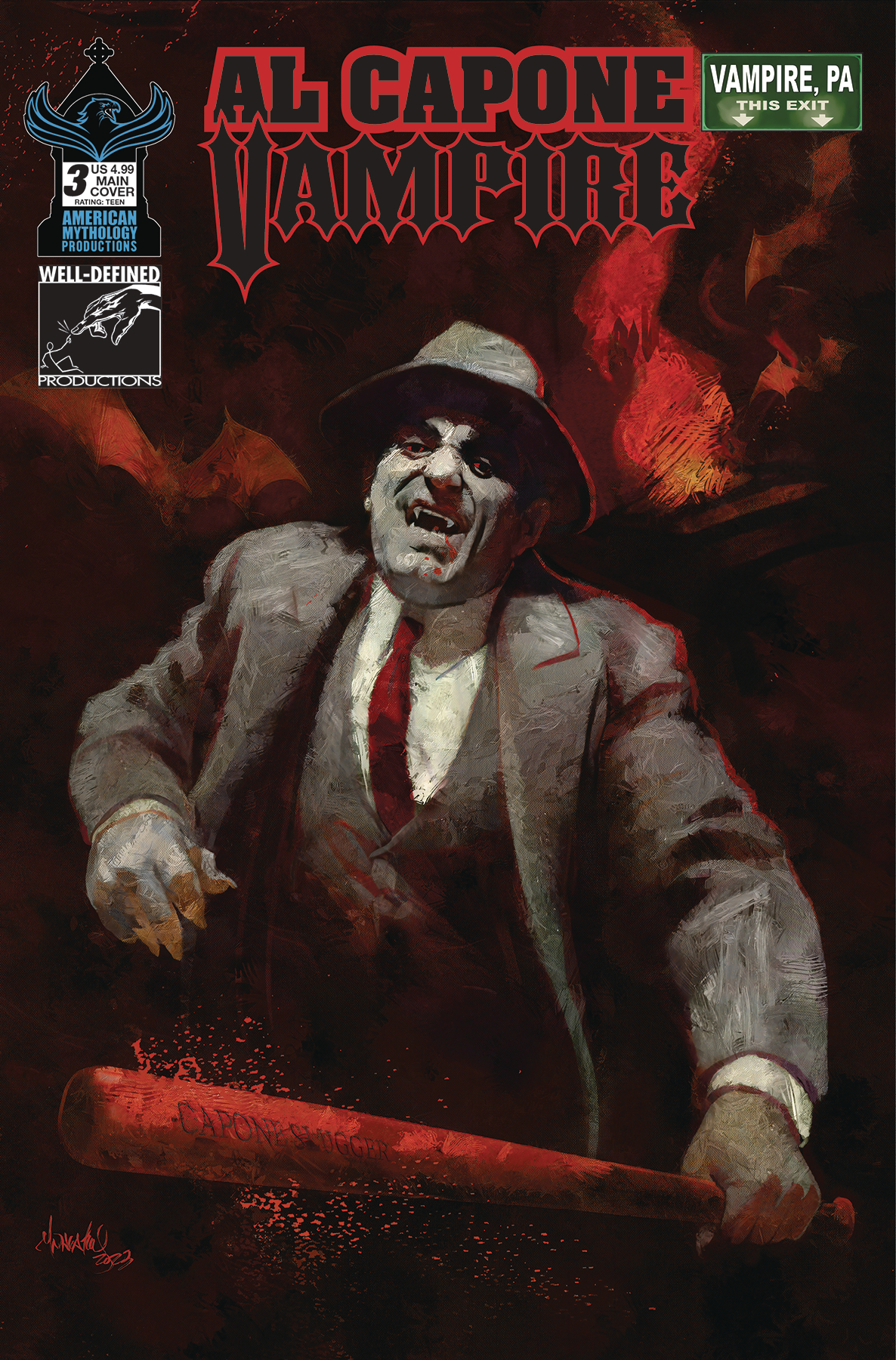 Al Capone Vampire #3 Cover A Wheatley