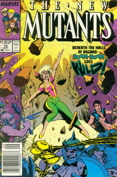 The New Mutants #79 [Newsstand] - Fn+