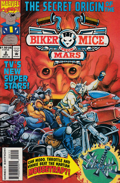 Biker Mice From Mars #2 [Direct Edition]-Very Fine (7.5 – 9)