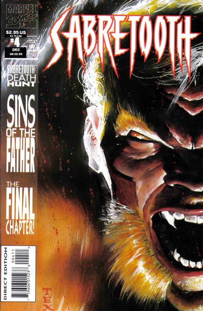 Sabretooth #4 (1993)-Near Mint (9.2 - 9.8)